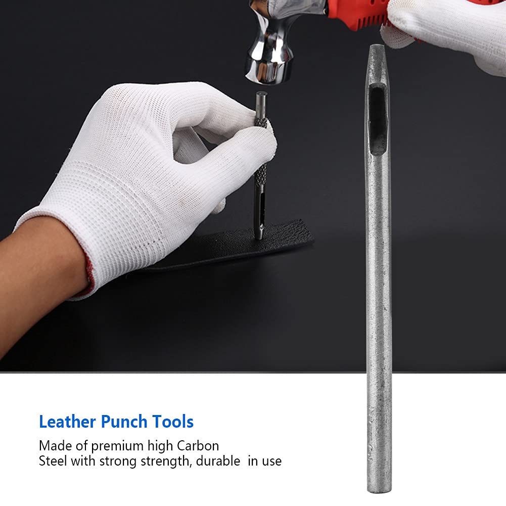 Steel Punch Hole Leather Craft DIY Tool Rectangle Puncher Ideal for Leather Working (3 * 2)