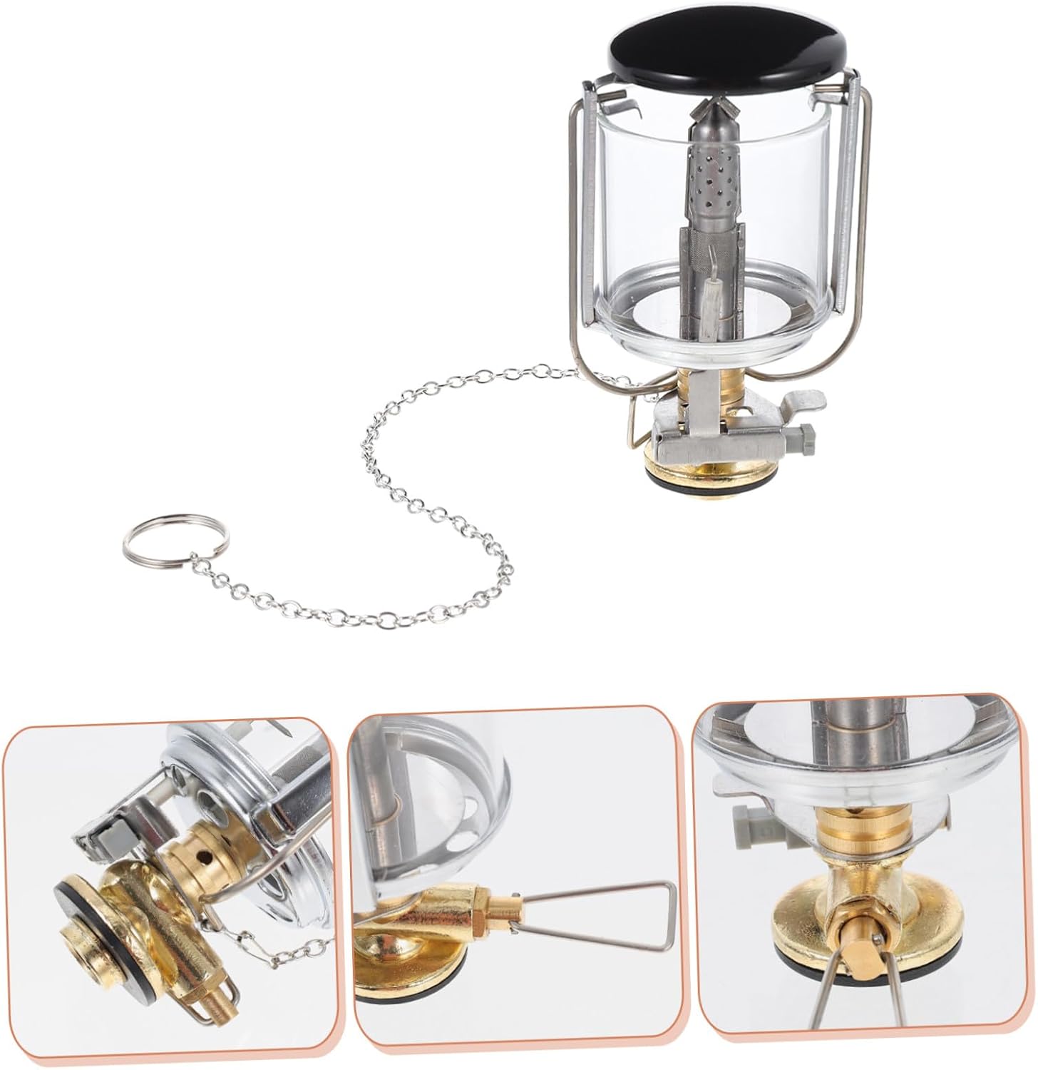 Portable Propane Lantern Outdoor Camping Gas Lamp Small Tent Light for Emergency Heating and Reliable Illumination