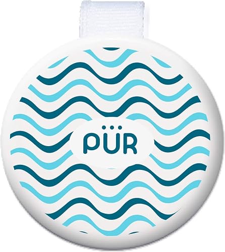 Pur Round Shaped Soother Holder, Blue