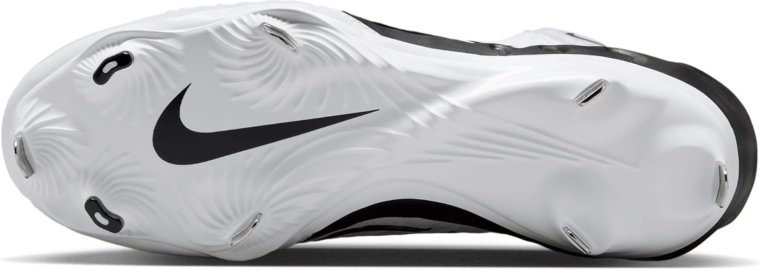 Nike Alpha Huarache NXT DJ6517-101 White/Blue Tint/Pure Platinum/Black Men's Metal Baseball Cleats 7 US - Image 4