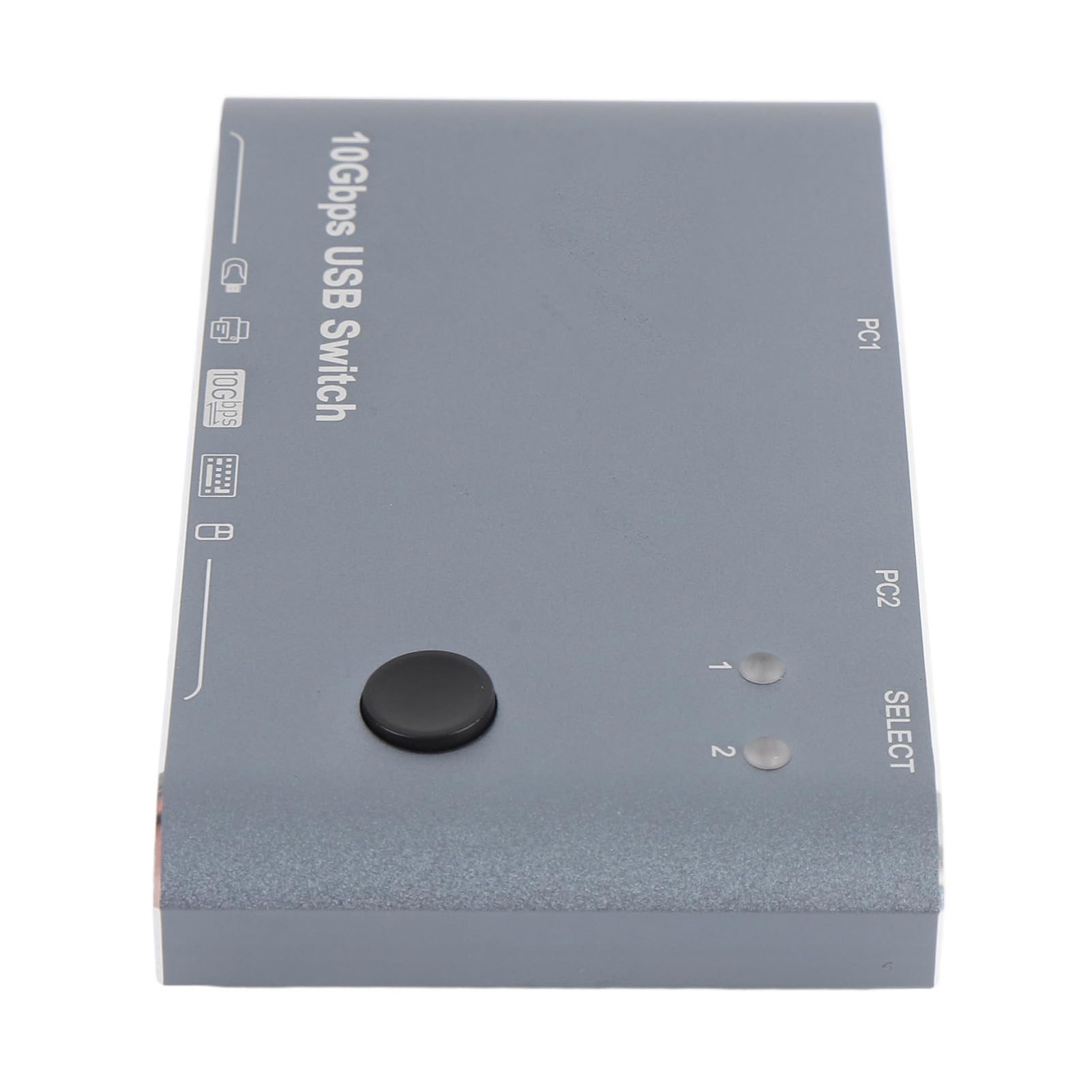 ASHATA Adattatore switch USB 10Gbps trasferimento dati 4 porte hub per PC portatile, selettore commutatore USB per impiegati in ufficio