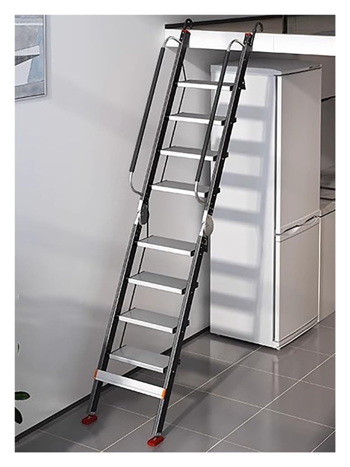 Scala Portatile per Letto a Castello, Scala a pioli Resistente per Un Facile Accesso a luoghi elevati, Soluzione di Fuga d'emergenza per Uso Domestico e Commerciale.