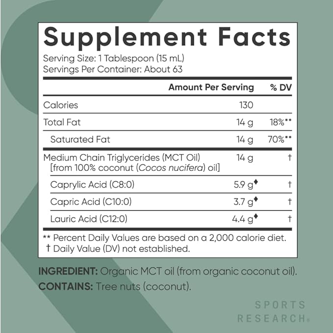 Organic MCT Oil Full Spectrum