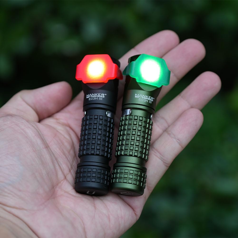 Mankerlight Manker E03H III Pocket Flashlight, 800 Lumen,519A-V1 4000K High CRI R9080 LED, Max Runtime 12 Hours,IP68 Waterproof,Magnetic Tail (Sand)