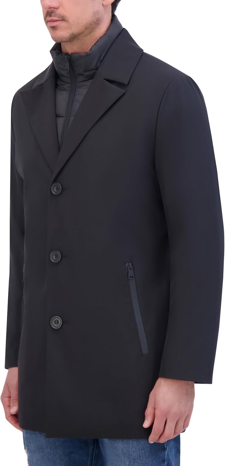 Kenneth Cole Men's Sb Poly Rain Tech W/Quilted Zip Bib - Image 3