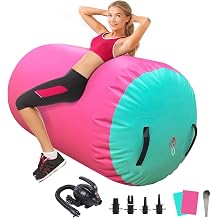 GYUEM Air Roller Gymnastics Barrel Inflatable Tumbling Roller Air Mat