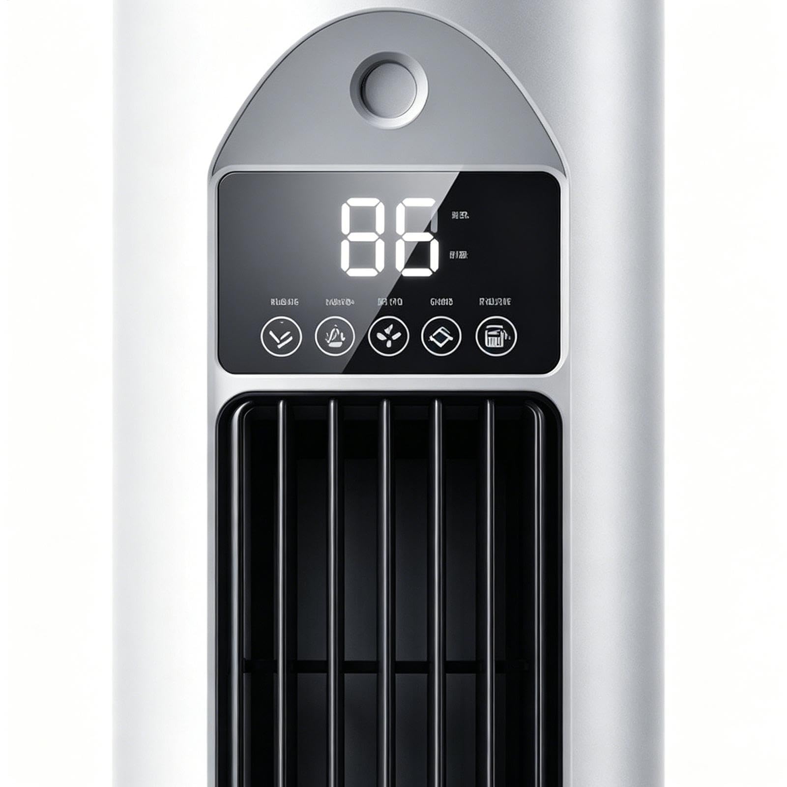 Ventilador De Torre Sobremesa Soplador Silencioso Sin Aspas 6 Velocidades | Ventilador Oscilante 110 Grados Para Dormitorio Para Hombres Mujeres Interior Escritorio Hogar Oficin