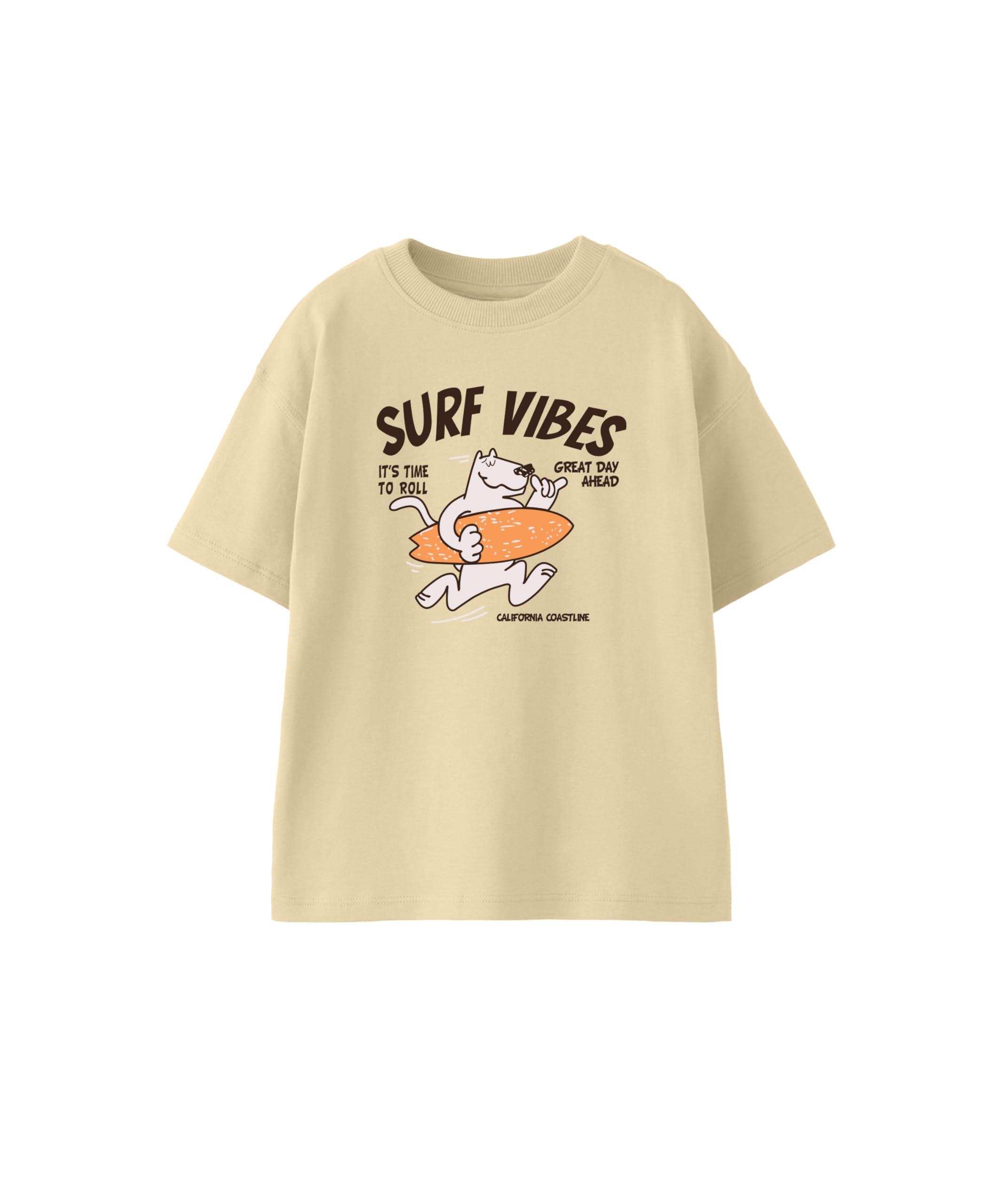 KYDA KIDS Jungen-Kleidungs-Set, 100 % reine Baumwolle, übergroß, halbe Ärmel und Shorts, bedruckt für Jungen