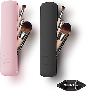 Paquete de 2 organizadores de brochas de maqu...