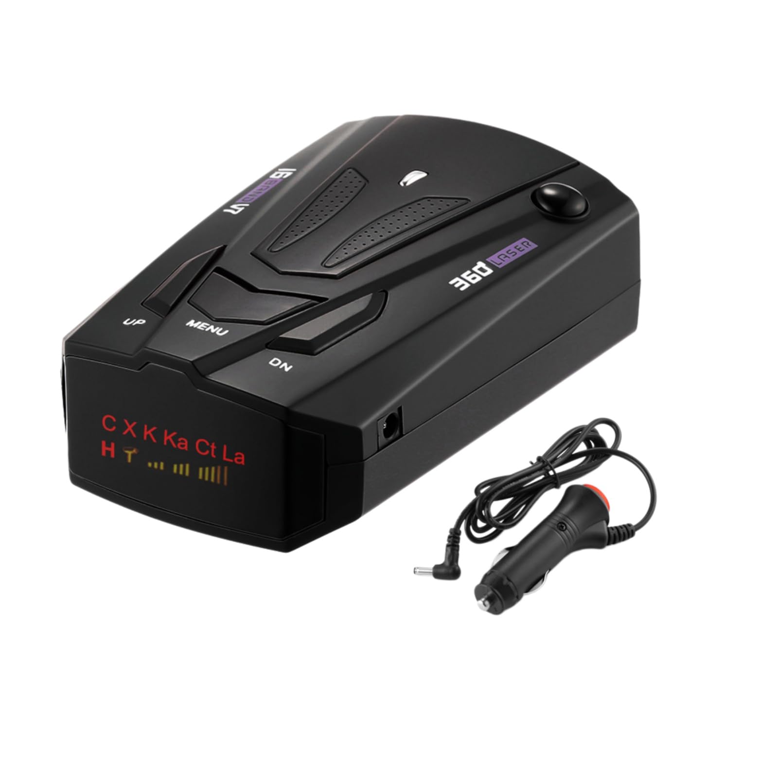 Speeder Pro Radarwarner Für Auto, Mit 360° Schutz & Sprachansagen (Schwarz)