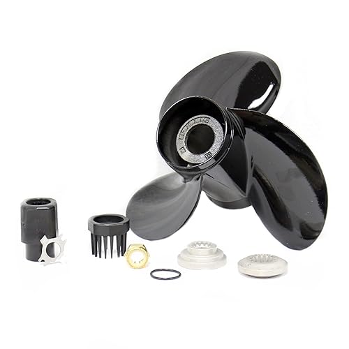 Mercury Marine Black Max Aluminum 3-Blade Aluminum Propeller 10 3/8 x 14 Pitch