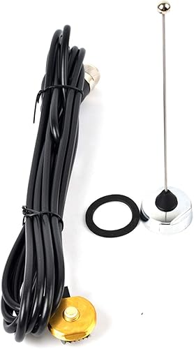 Miniatura 8 de HYS TCJ-N1 UHF NMO 400-470 Mhz Antena con cable coaxial RG58 de 13 pies NMO a UHF PL259 conector para radios móviles Yaesu Kenwood HYT Vertex Icom