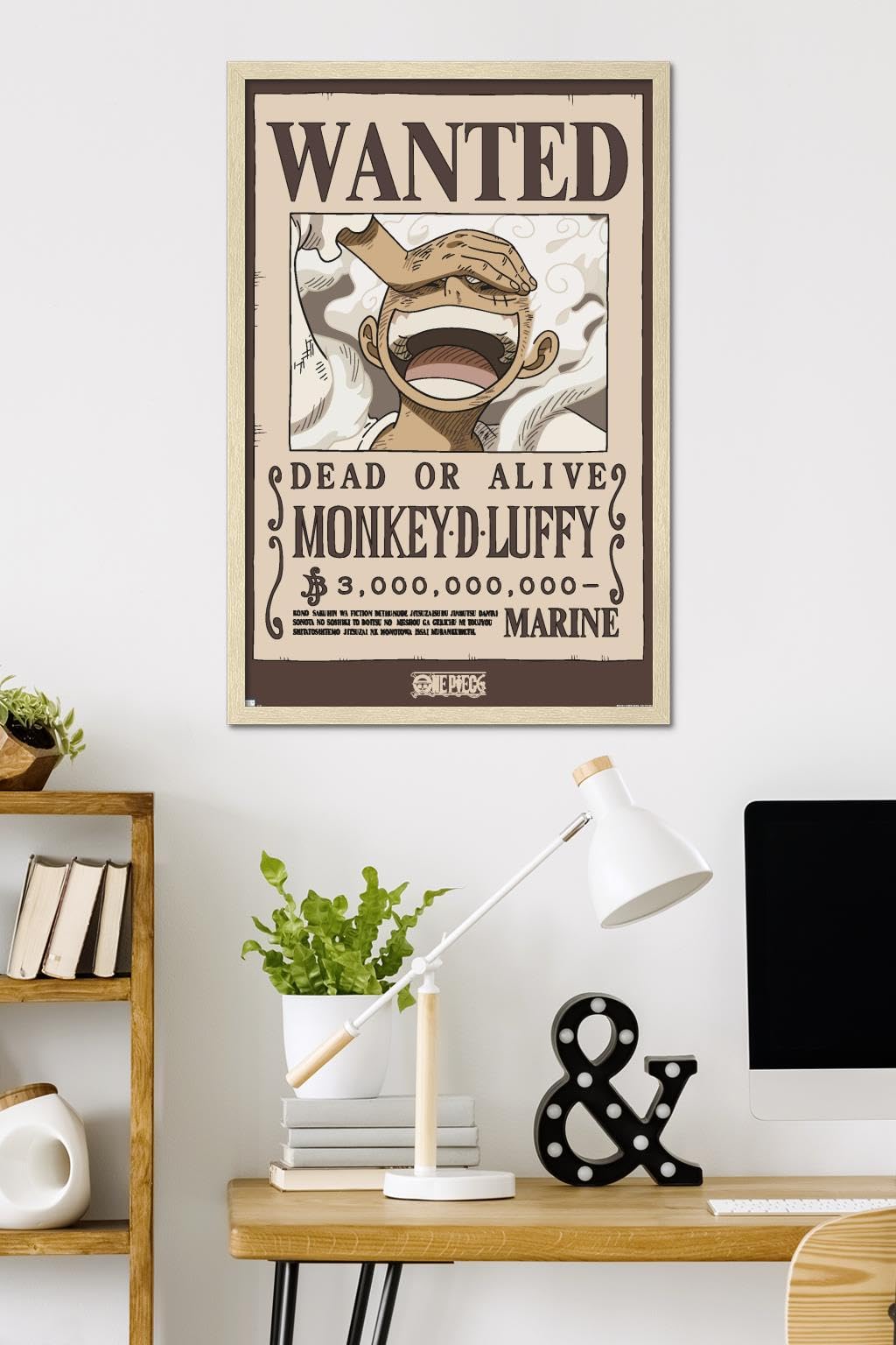 Amazon.com: Trends International One Piece - Monkey D Luffy Wanted