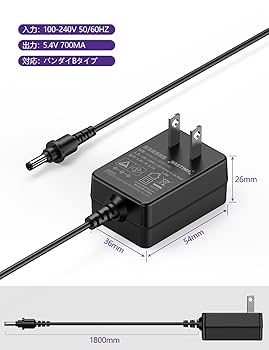 Amazon.co.jp: Nastima バンダイ用ACアダプター Bタイプ 5.4v