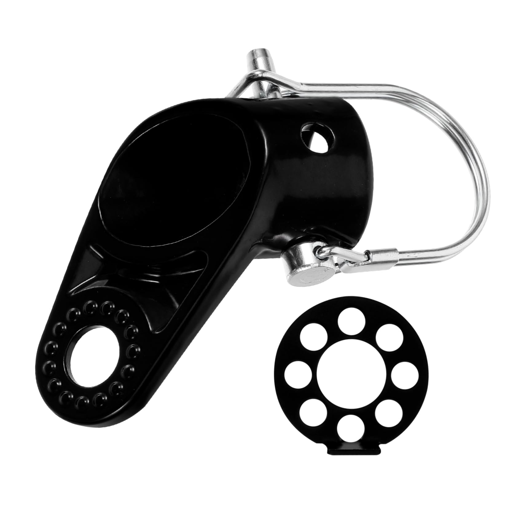 BESPORTBLE Anhängerkupplung Roller Radklemme Achse Fahrradanhänger Für Hunde Stecker Doppelt Aufblasgerät Auto Spieß Bausatz Fahrradträger Hinten Freigeben Einziehbar Sitz Stahl Black