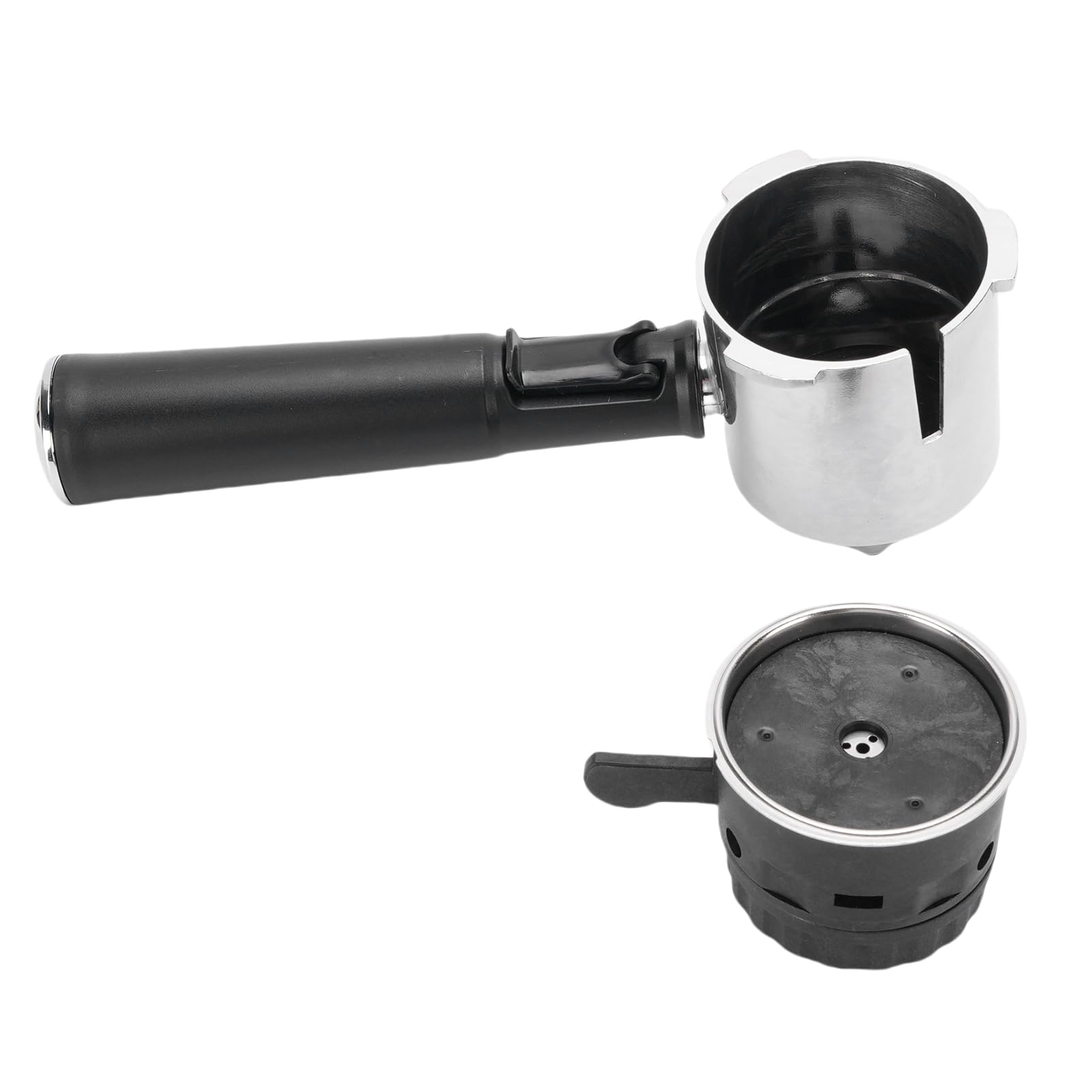 Jiawu Soporte para Filtro de café de Aleación de Aluminio de, 51 Mm, Fácil de Montar para Amantes del café en Casa y Oficina