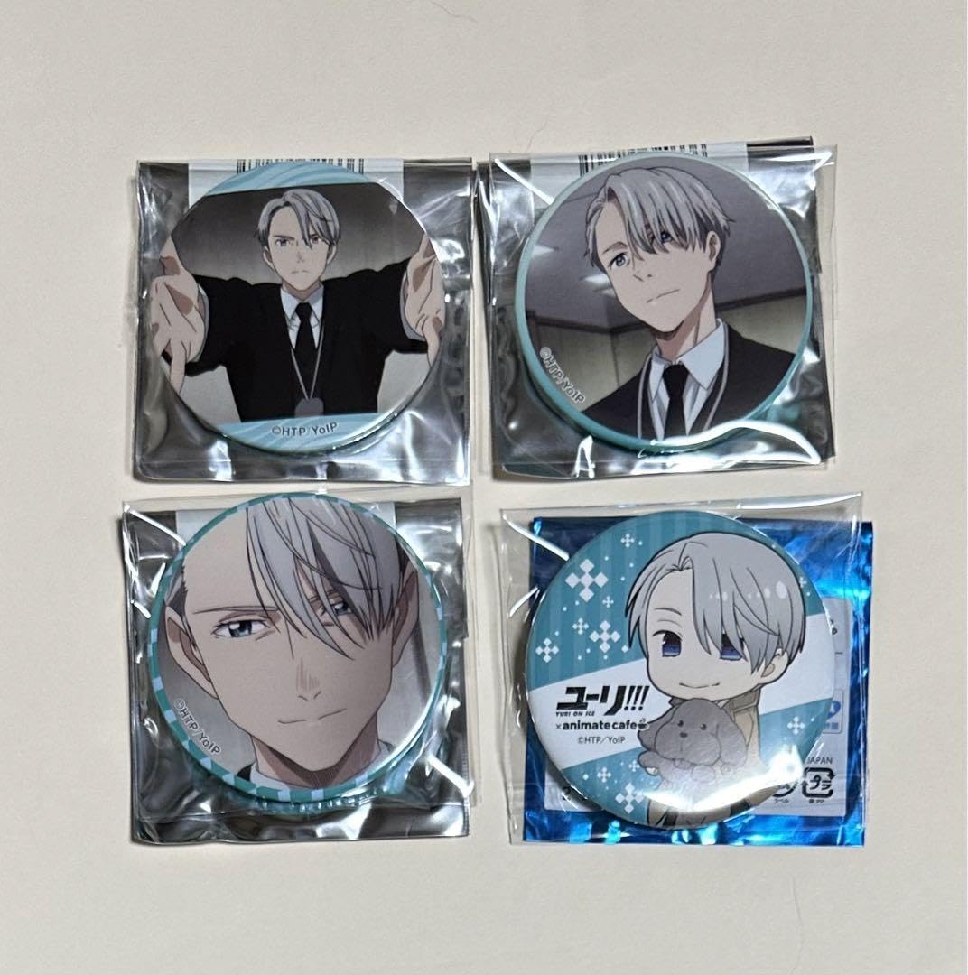 ユーリ!!! on ICE ヴィクトル 缶バッジ 4点 ユーリ!!! on ICE ヴィクトル 缶バッジ 4点 - メルカリ