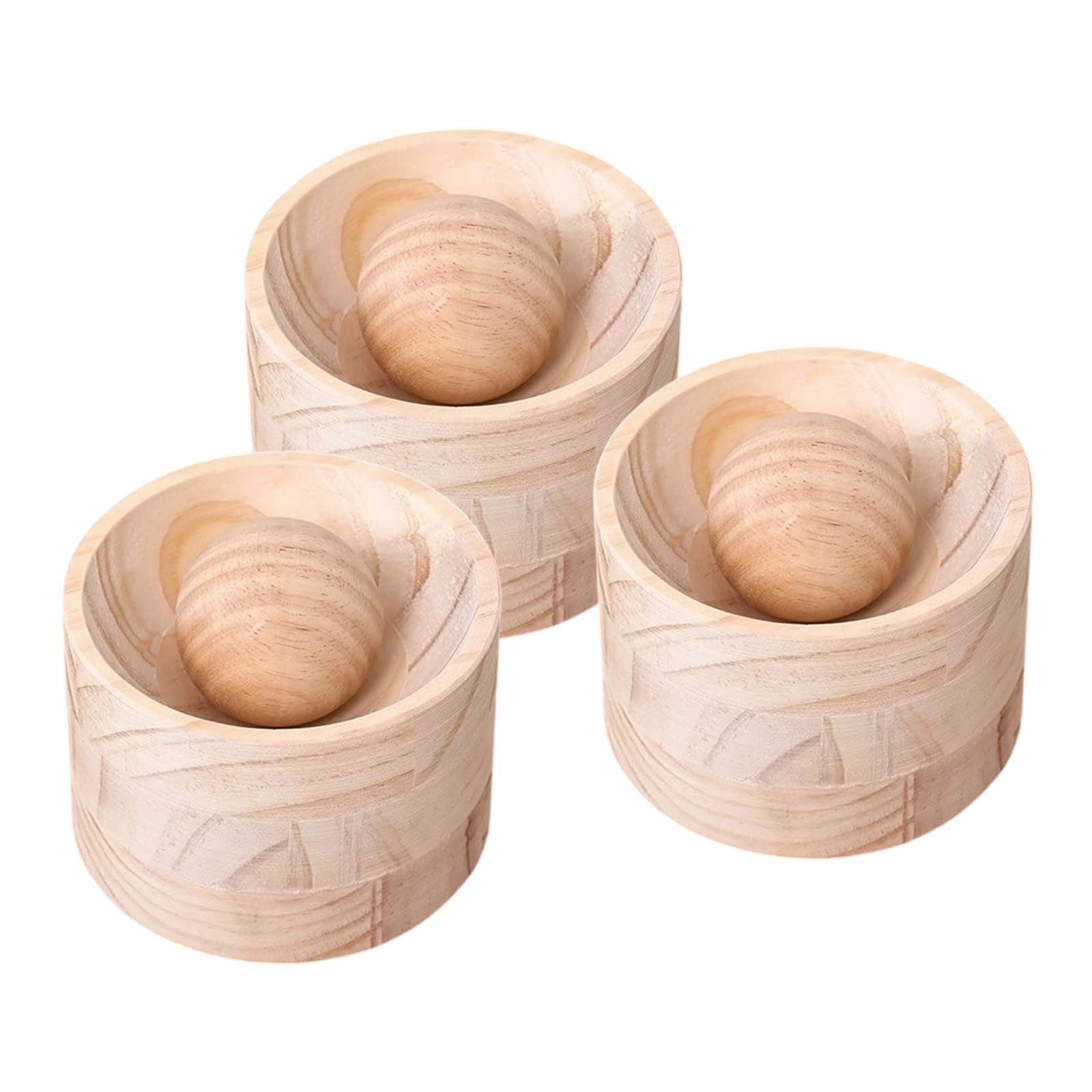 Kaeltsyn Multipurpose Wooden Dough Press for Homemade Dumplings and Pastries Wrappers Comfortable Grip Kitchen Gadget Wooden Pierogi Maker