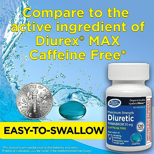 Right Remedies Maximum Strength Caffeine-Free Diuretic Softgels, 120 Softgels, Compare to Diurex Max Caffeine Free Active Ingredient, Helps Relieve Heaviness Due to Water Weight gain, Feel Better - Image 4
