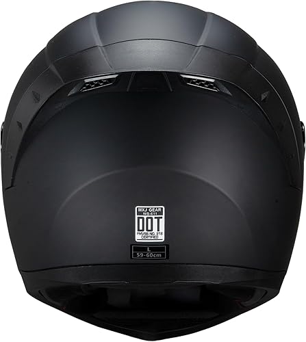 Miniatura 9 de Casco integral para motocicleta, Cascos para adultos de motocicleta, Cascos MG611 para motocicletas de carreras de calle con visera negra para