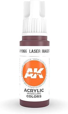 AK-Interactive 3rd Gen Acrylic Laser Magenta 17ml 11066 - Model Building Paints and Tools # AK1066