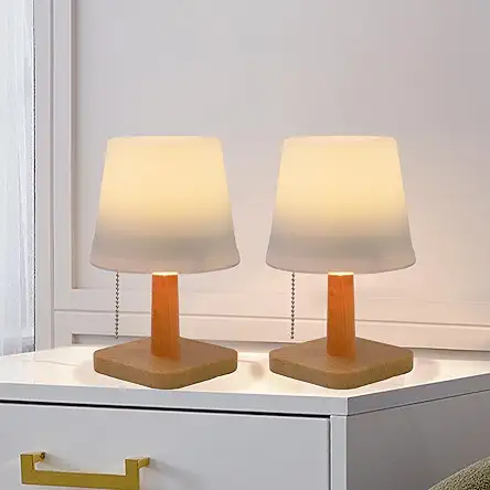 pearlstar Solar Table Lamp Outdoor - 2 Pack...