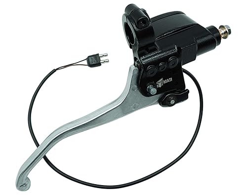Miniatura 2 de M MATI Cilindro maestro de freno delantero izquierdo con interruptor de luz de freno para Polaris Sportsman 550 850 1000 Scrambler 850 1000