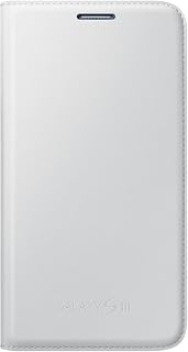 Samsung Hülle Schutzhülle Flip Wallet Case Cover für Samsung Galaxy S3 - Weiß