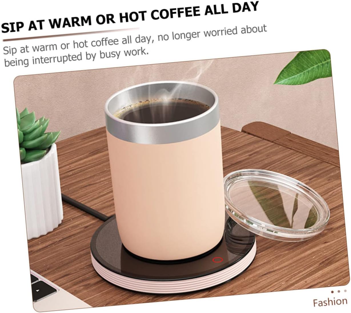 BESTOYARD Convenient Coffee Warmer Delicate Cup Heater for Office Use Maintains Constant Temperature for Coffee and Beverages Accessory