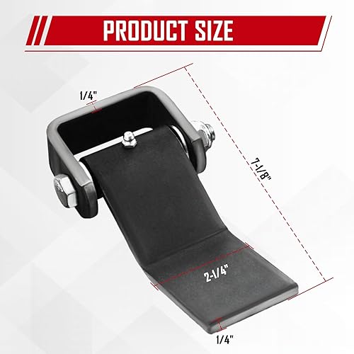 Miniatura 4 de Bisagras de remolque de volcado para soldadura en bisagras de puerta de remolque engrasable resistente, bisagra de hoja larga estilo correa, paquete