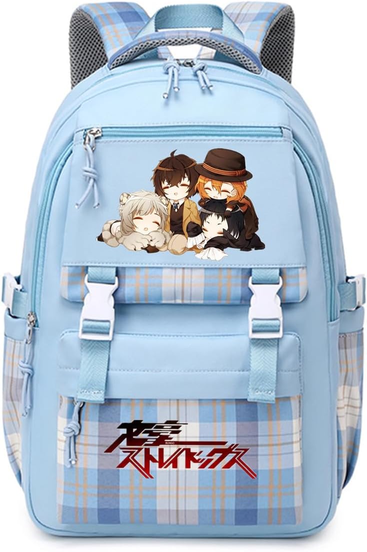 Anime Bungo Stray Dogs Backpack Mochila Satchel Daypack School Bag Bookbag 16