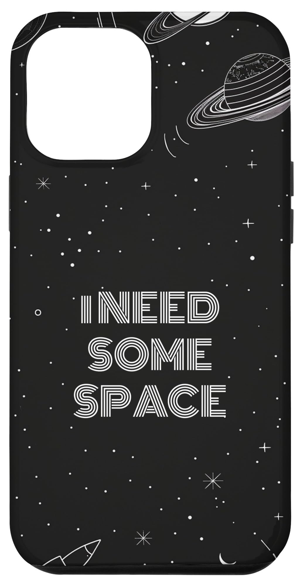 Amazon.co.jp: iPhone 15 Plus I Need Some Space Planets Moons 
