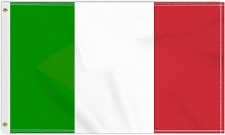 3×5 FT Italy Flag, Large 100D Italian National Outdoor Banner,Doube Side Printing Decor For Patio Garden With Brass Gromment