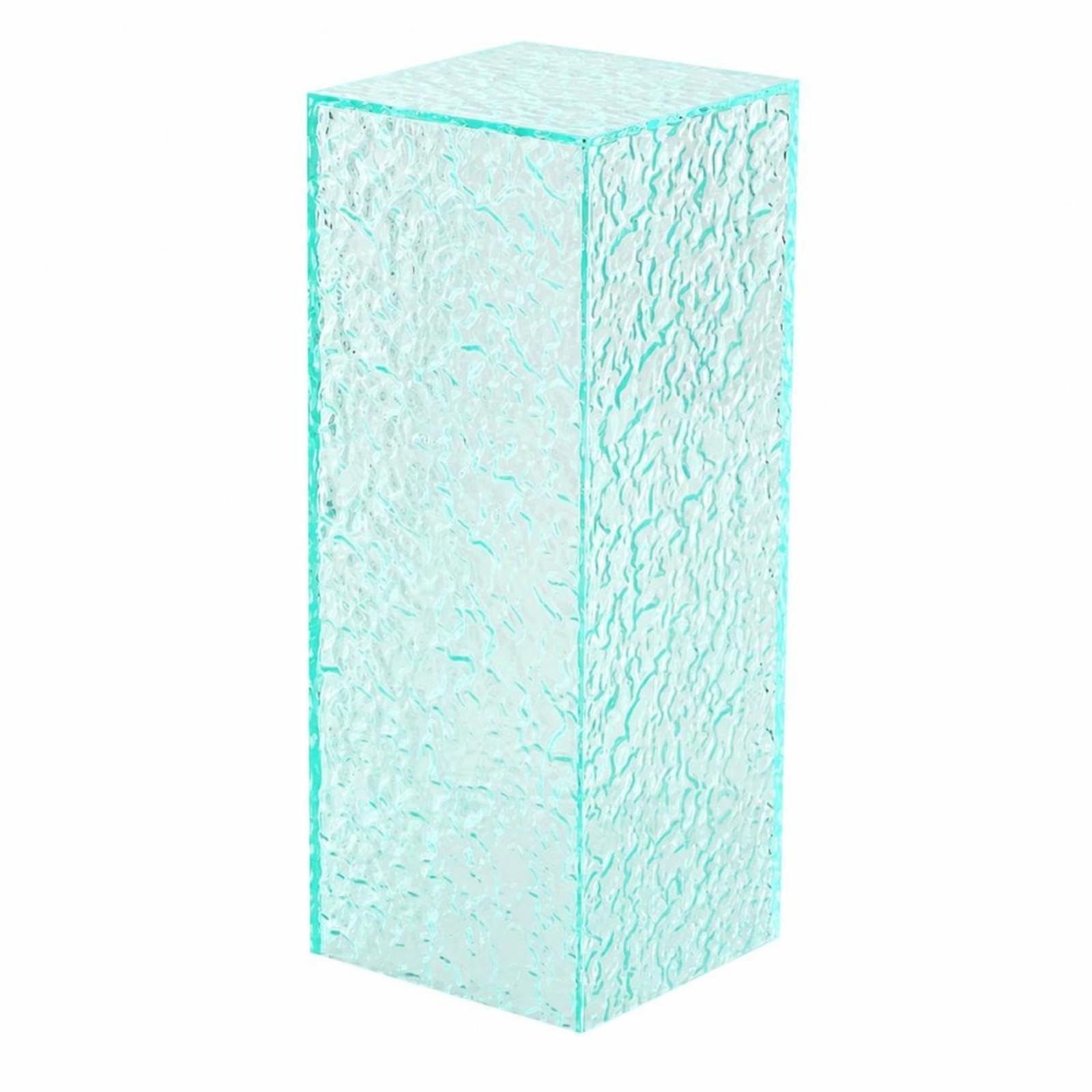 Dessert Display Pedestal Acrylic Buffet Table Elevators Textured Tabletop Food Riser for Caterers, Event Planners, Weddings, Afternoon Tea Light Green Large-image-10