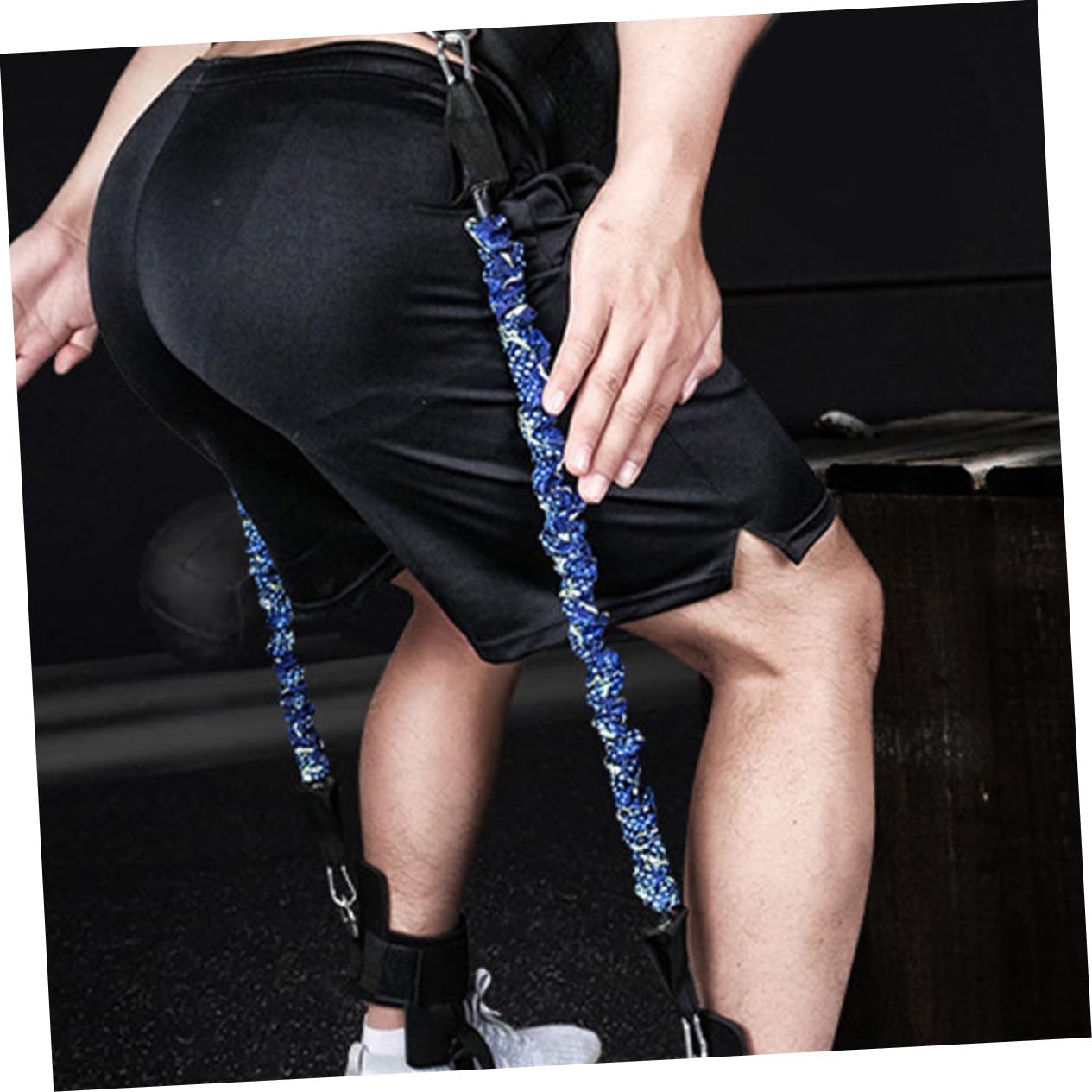 UPKOCH Banda de Resistencia para Entrenamiento de Salto Equipo de Fitness para Casa Bandas de Tobillo Portátiles Herramienta para Entrenar Fuerza de Piernas Reutilizables para Interior