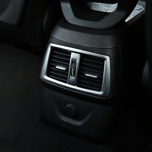 Miniatura 4 de YIWANG - Embellecedor de marco de salida de aire acondicionado trasero cromado ABS para BMW 218i Gran Tourer F46 2015-2018 Auto Accessories