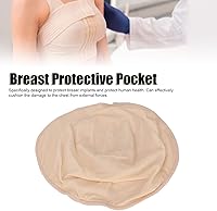 Vista 2 de Bolsillos protectores para mastectomía, transpirable, a prueba de polvo, brasier para prótesis para mastectomía, bolsillo protector suave, a prueba
