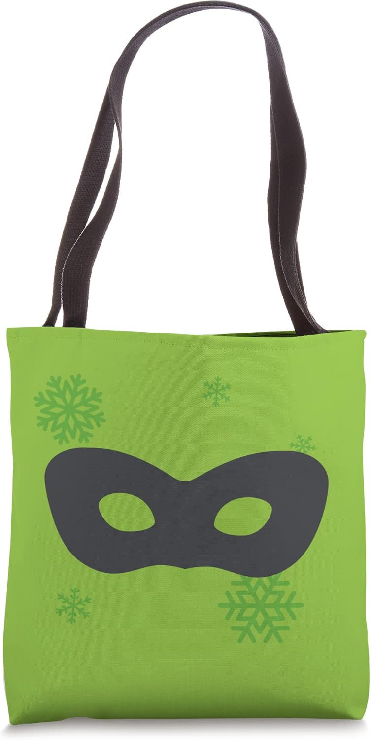 Miraculous Ladybug Christmas Cat Noir Mask Ornament Tote Bag