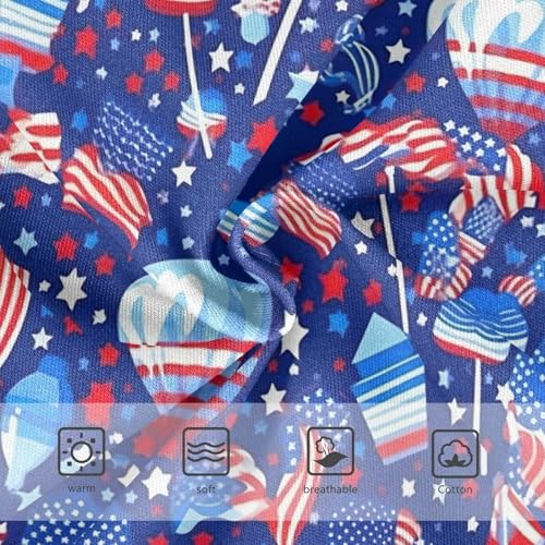 J JOYSAY Usa Flags Girls' Underwear Cotton Little Girls Briefs3