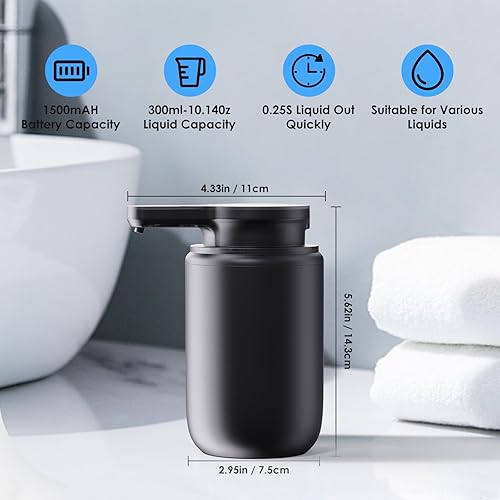 Miniatura 3 de Dispensador automático de jabón sin contacto espuma Dispensador de jabón recargable para baño