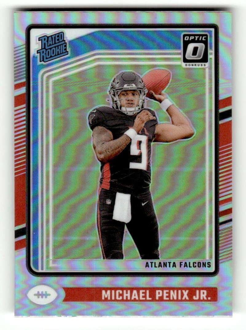 2024 Donruss Optic Holo #279 Michael Penix Jr. RC Rookie Atlanta Falcons NFL Football Trading Card