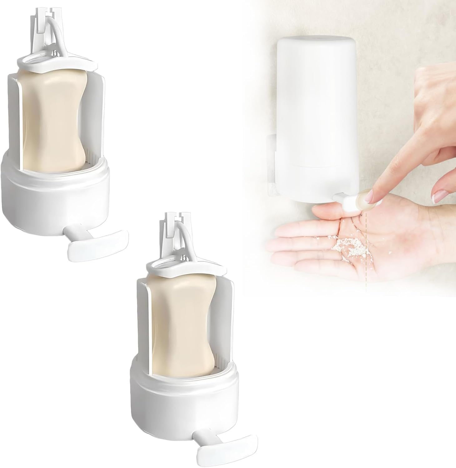 Amazon.com: Bar Soap Dispenser Shredder, Soap Grinder Dispenser, Foam ...