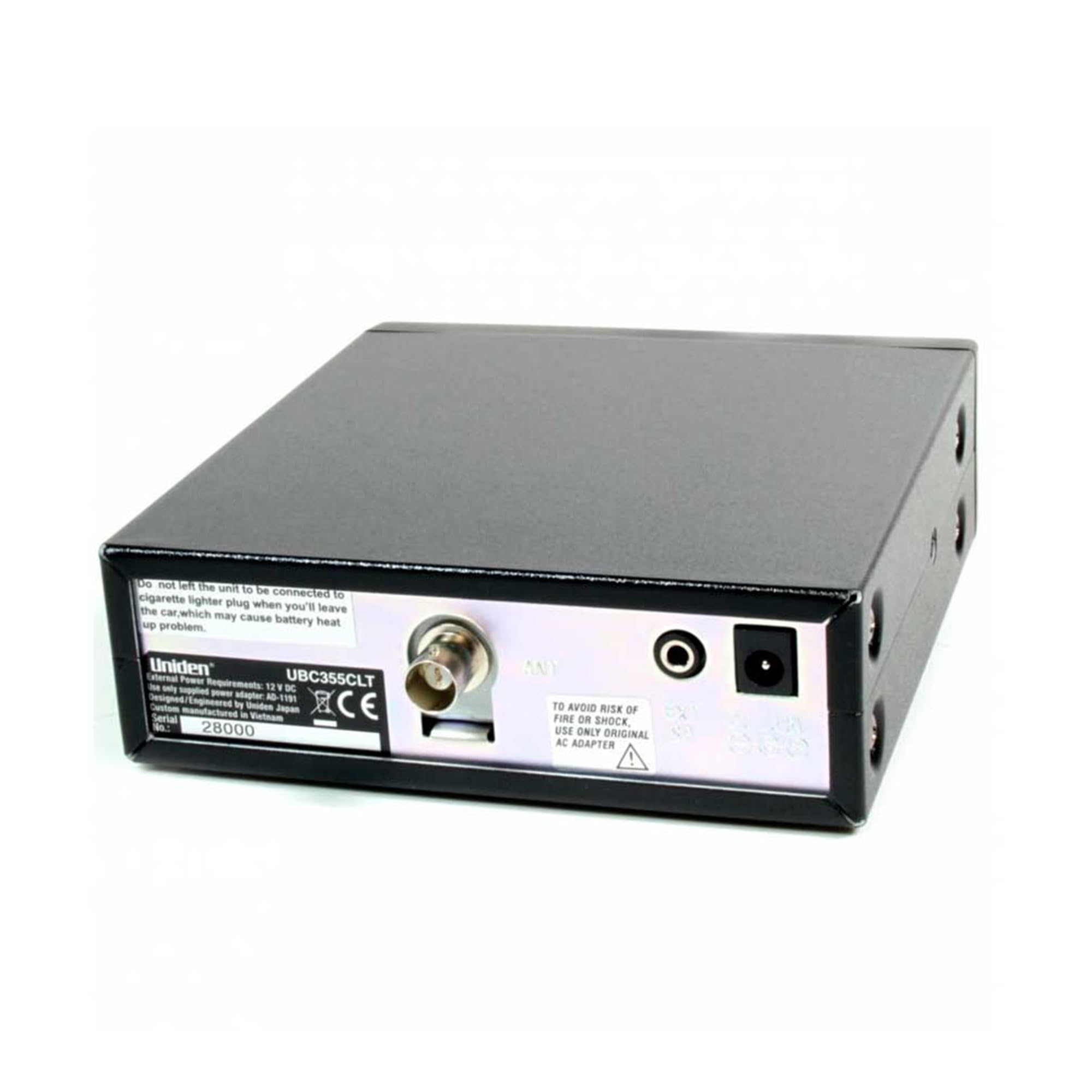 Kit de escáner de Radio de Escritorio Uniden UBC355CLT + Sticky Pad Regalo Azul