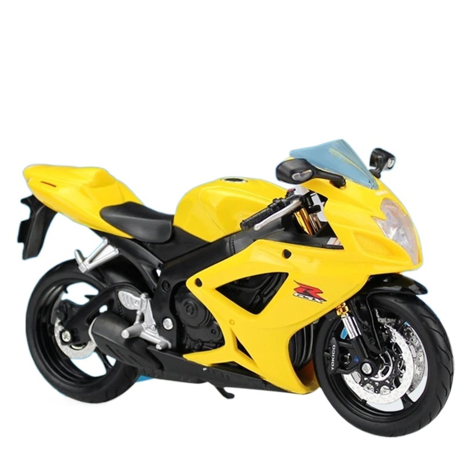 Moto miniature Suzuki GSX-R600 au 1:12, cadeau idéal en métal pour passionné de moto de rue - 2