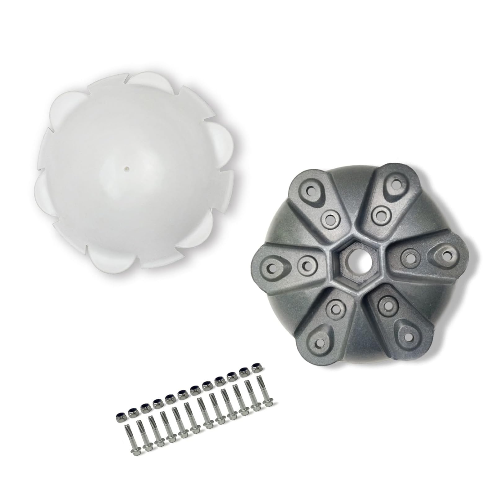 jiingekk Wind Turbines Wheel Hub Caps Power Generator Parts for Horizontal Wind Turbines Generation Accessories Part Enduring Horizontal Generator Cover
