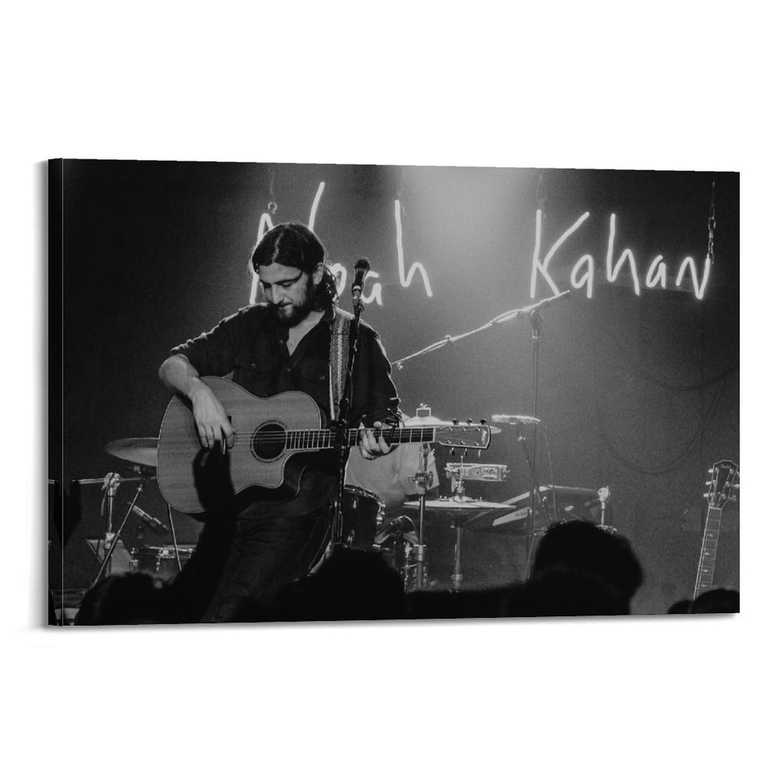 Fdrpmhc Frame-Style Noah Poster Kahan Music Canvas Wall Art Decor Living Room Modern Family Bedroom 12X18inch(30X45cm)
