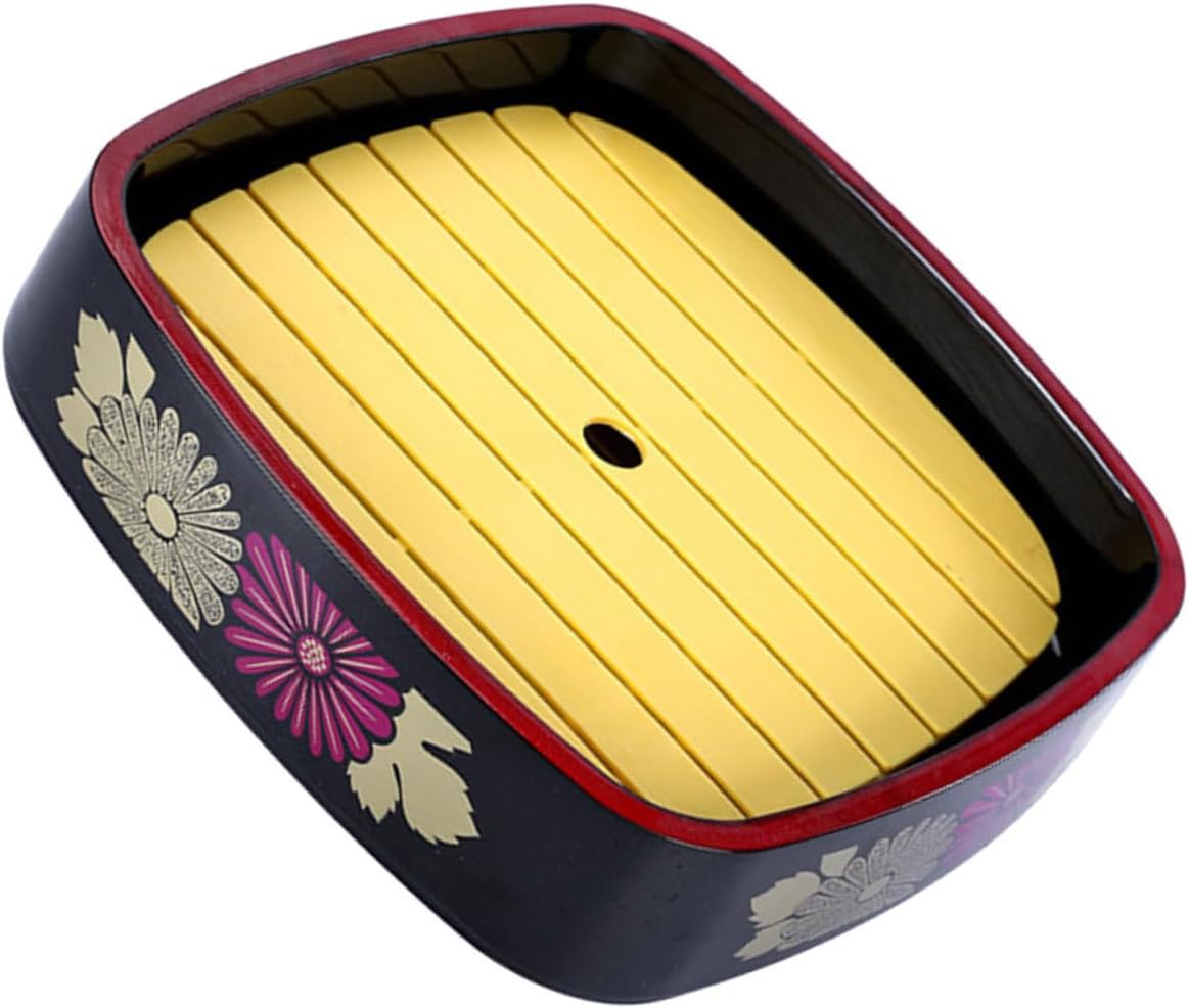 Restaurant Sushi Plate Chrysanthemum Pattern Japanese Food Sushi Dish Sturdy