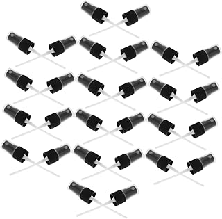 50pcs Portable Perfume Spray Bottle Mist Sprayer Replacement Heads for Essential Oils Cleaning Aromatherapy Travel Use Leak Black Nozzle