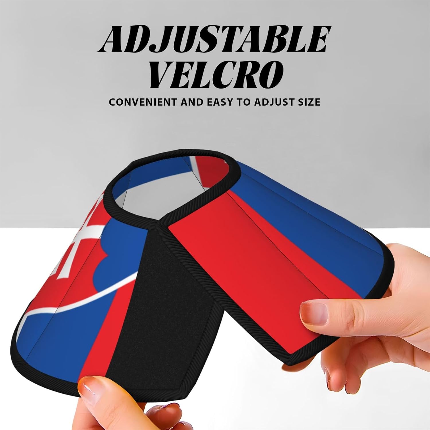 Custom Pet Cones - Unique Design Cat & Dog Cone, Collar for Post-Surgery Recovery, Adjustable Neck Flag of Slovakia Medium