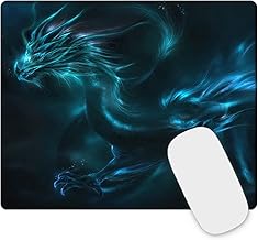 Gaming Mouse Pad with Stitched Edges, 10.2 x 8.2 x 0.12 Inches, for PC, Laptop, Home Office (2353)
